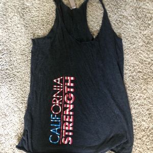 Cal Strength American Flag Tank